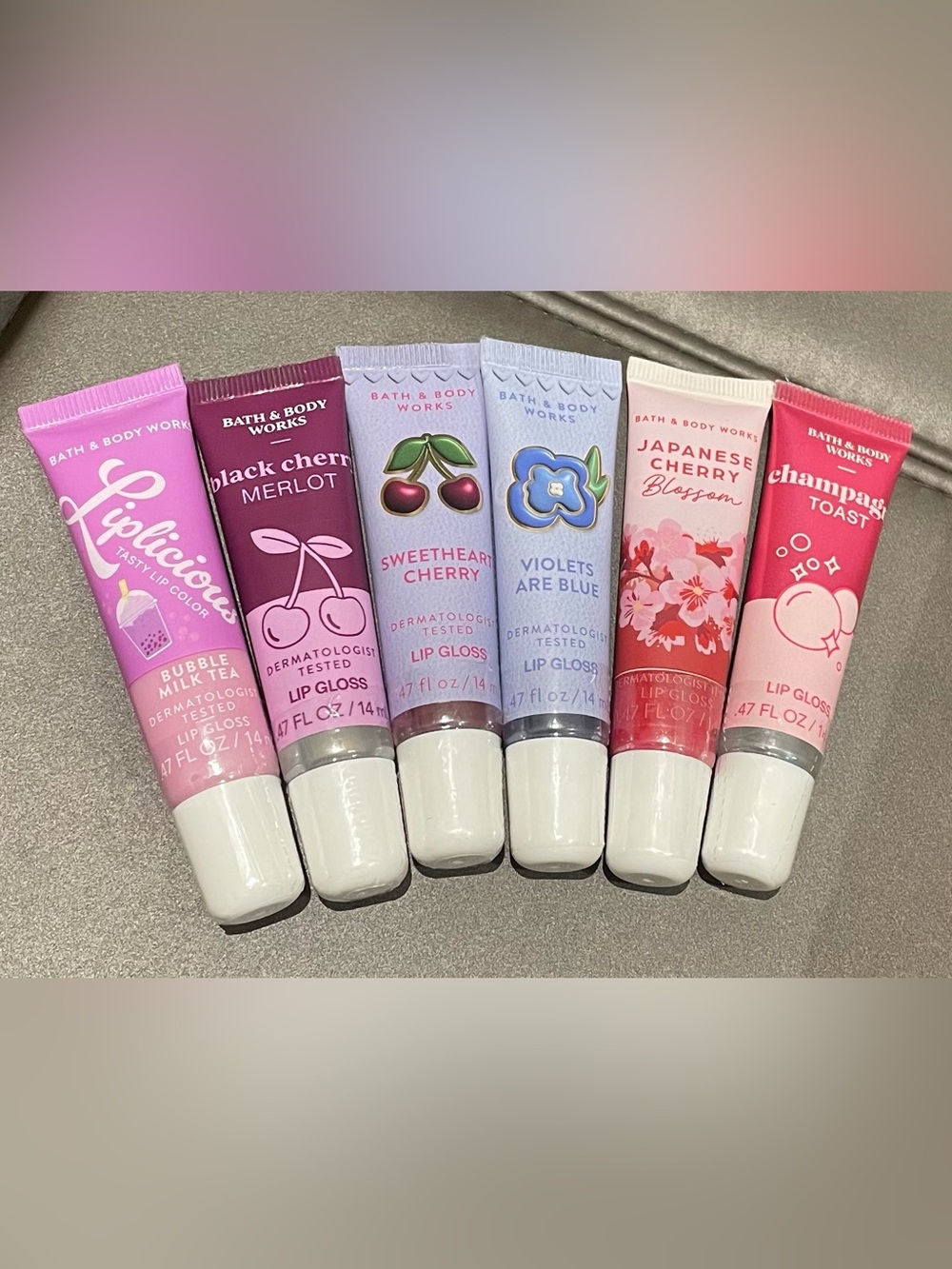Bath and Body Works Lip Gloss set of 6